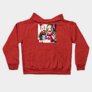 Christmas Anime Kids Hoodie